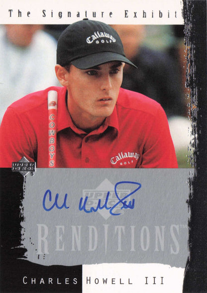 Charles Howell III Signature Exhibit Golf Hand Signed Autograph Photo Card