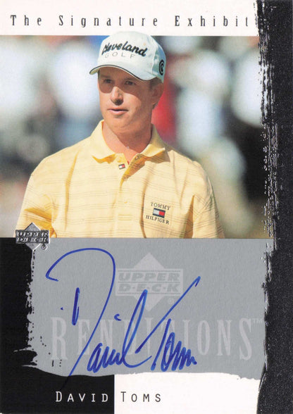 David Toms 2003 Signature Exhibit 2003 Golf Upper Deck Autograph Signed Card