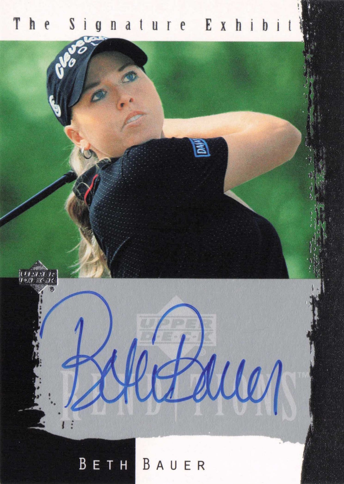 Brad Faxon 2003 Signature Exhibit Golf Upper Deck Autograph Signed Photo Card