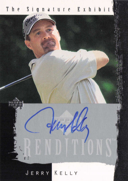 Jerry Kelly 2003 Signature Exhibit Golf Upper Deck Autograph Signed Photo Card