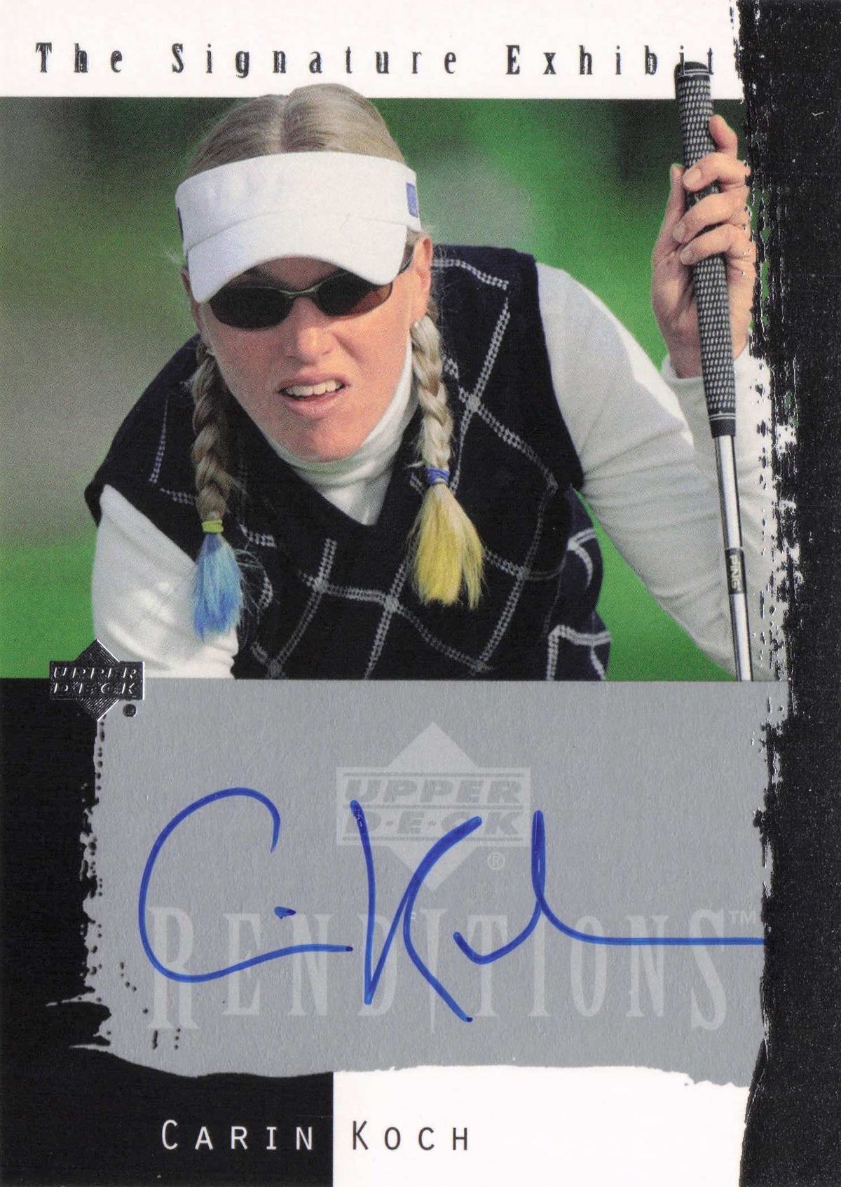 Carin Koch Signature Exhibit Golf Upper Deck Autograph Signed Photo Card