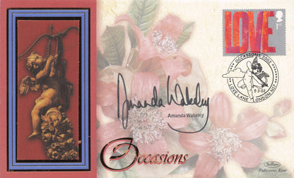 Amanda Wakeley Royal Family Princess Diana Fashion Designer Hand Signed FDC
