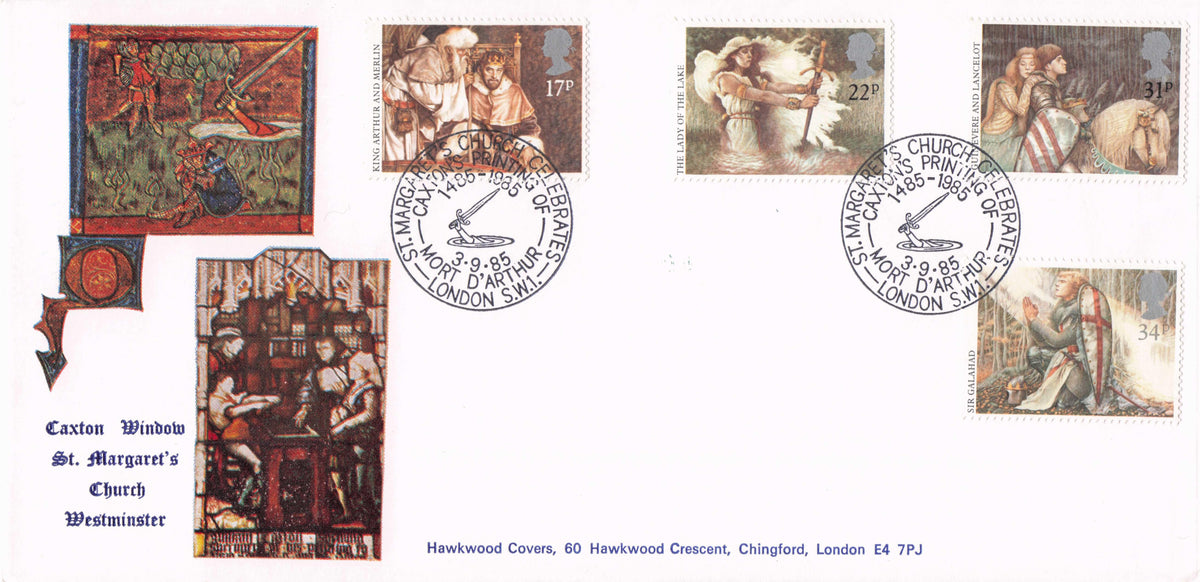 Stained Glass Windows St Margarets Church Westminster London Chingford FDC