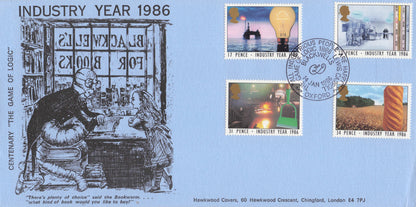 Lewis Carroll Alice In Wonderland Author Book Worm Shop 1986 RARE LIMITED FDC