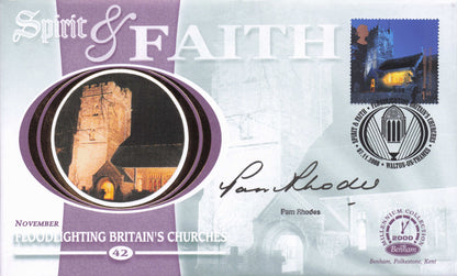 Pam Rhodes Songs Of Praise BBC TV Spirit & Faith Hand Signed Benham FDC