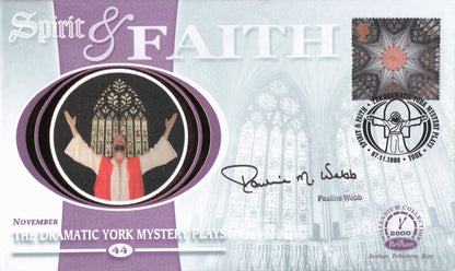 Pauline Webb Methodist Leader BBC Radio Spirit & Faith Hand Signed Benham FDC