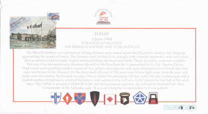 Nancy Wake WW2 Nurse D-Day Painting LTD EDN OF 50 Hand Signed FDC