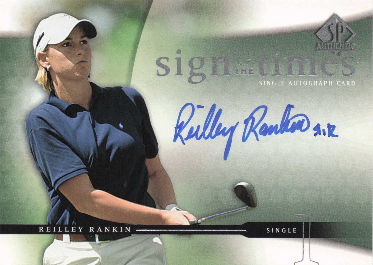 Reilley Rankin Sign Of The Times Golf 2004 Hand Signed Autograph Photo Card