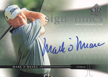 Mark O'Meara Sign Of The Times Golf 2004 Hand Signed Autograph Photo Card