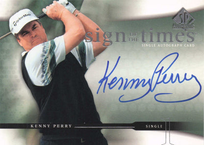 Kenny Perry Sign Of The Times Golf 2004 Hand Signed Autograph Photo Card