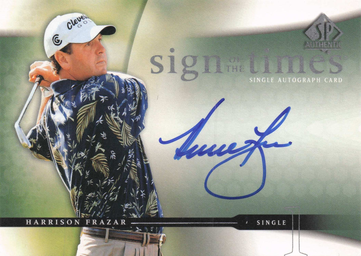 Harrison Frazar Sign Of The Times Golf 2004 Hand Signed Autograph Photo Card