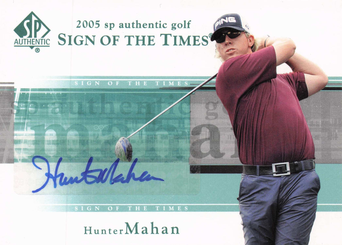 Hunter Mahan Sign Of The Times Golf 2005 Hand Signed Autograph Photo Card