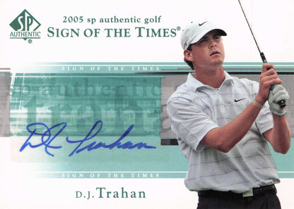 DJ Trahan Sign Of The Times Golf 2005 Hand Signed Autograph Photo Card