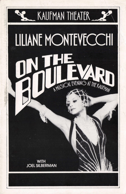 Liliane Montevecchi Cabaret Hollywood Ballet Singer Hand Signed Theatre Programme