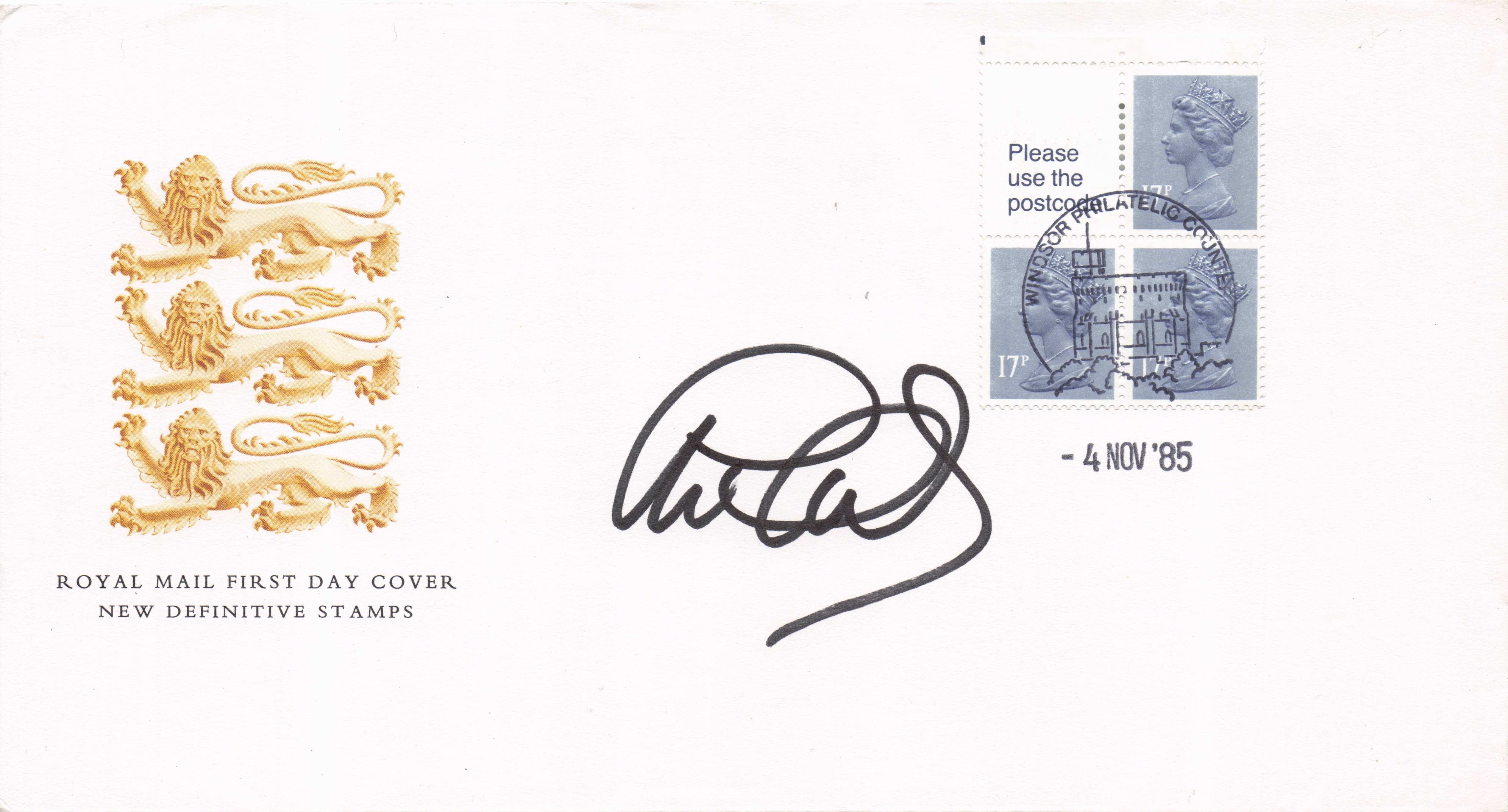 Graham Gooch Cricket 1985 Vintage Royal Mail Hand Signed FDC