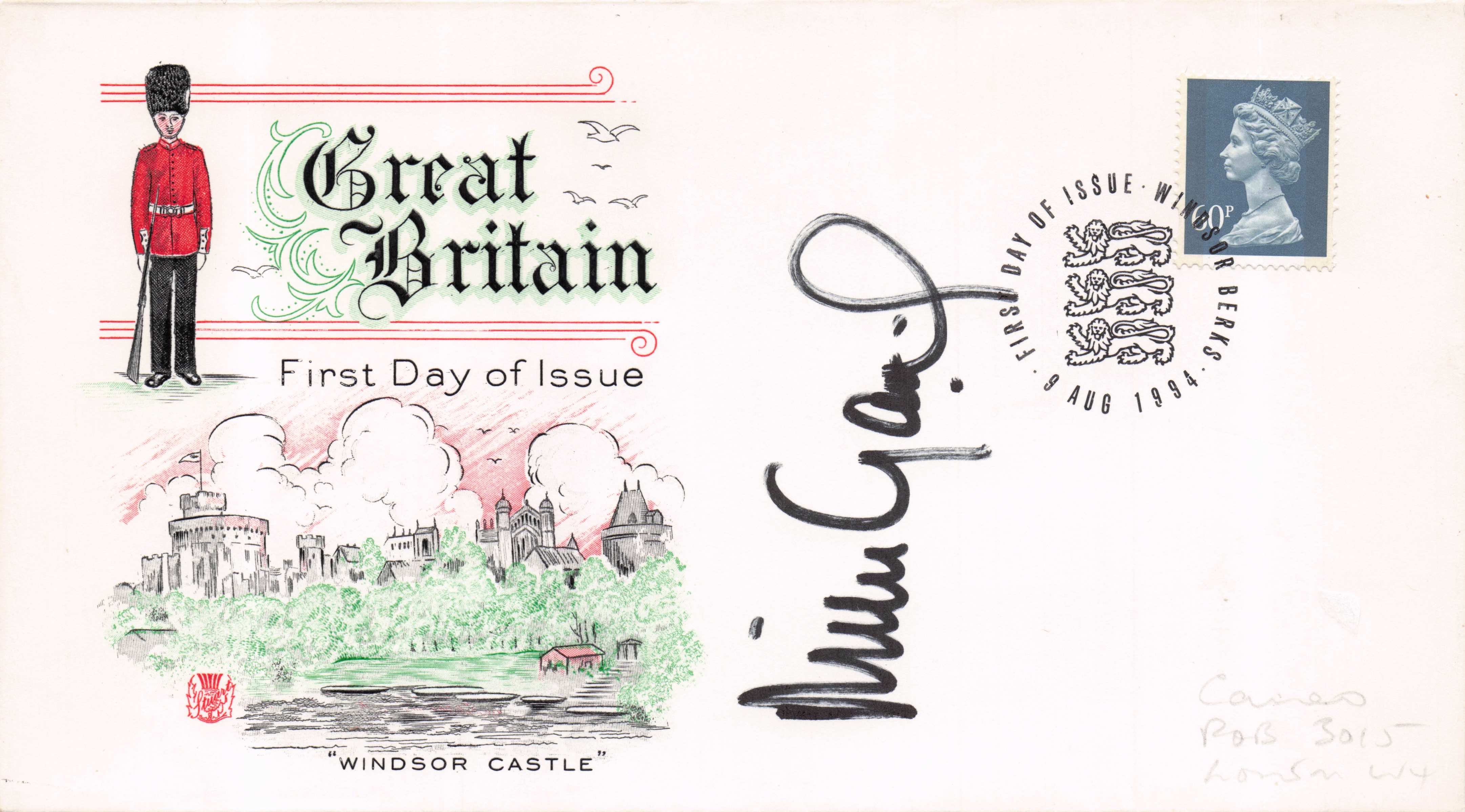 Mike Gatting of Middlesex Cricket Windsor Castle Vintage 1984 Hand Signed FDC