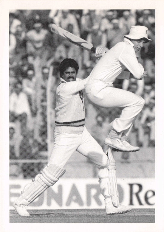 Kapil Dev Northamptonshire India Cricket Legend Rare Real Photo Postcard