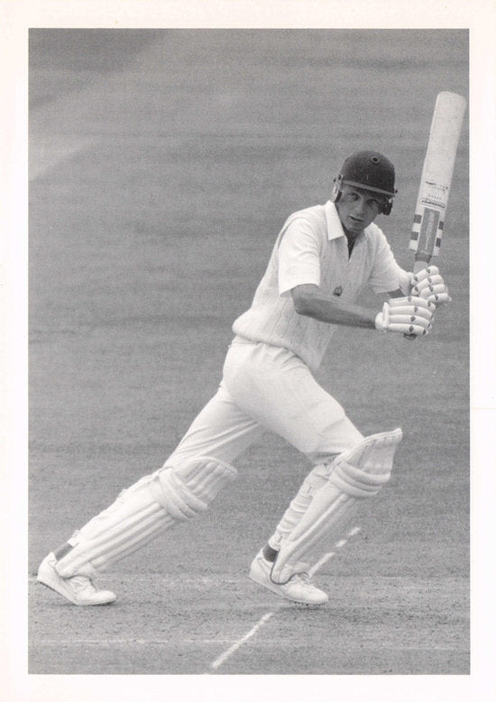 David Gower Hampshire Leicester England Cricket Rare Real Photo Postcard