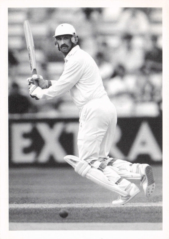 Graham Gooch Essex Cricket Batting For Glory Rare Real Photo Postcard