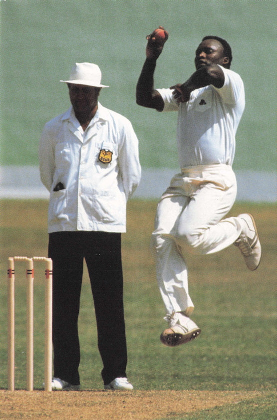 Devon Malcolm Cricket England International Photo Postcard