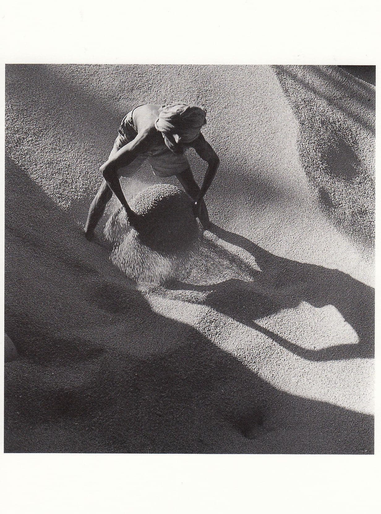 Indian Man Moving A Sand Mountain in Calcutta India Postcard