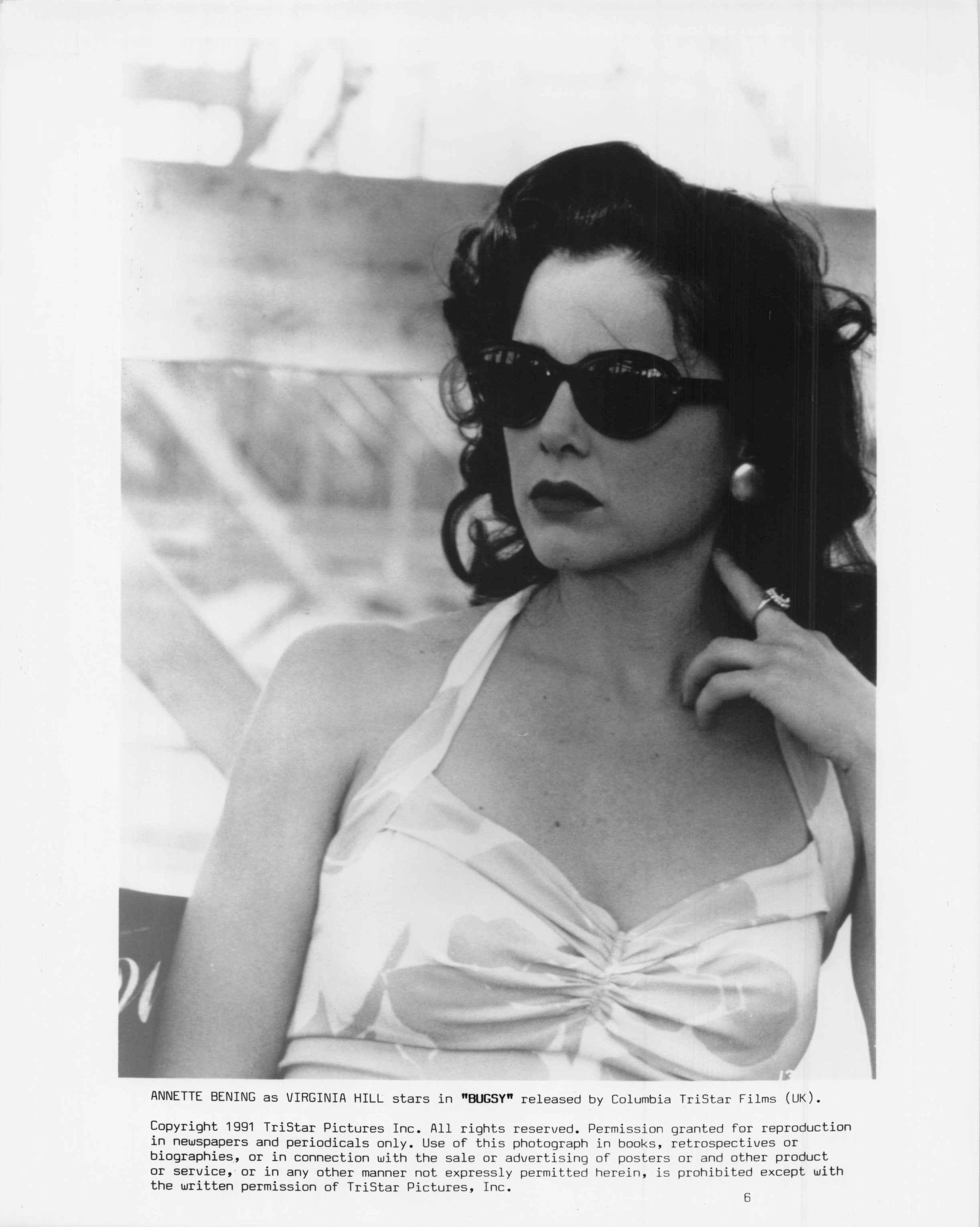Annette Bening in Bugsy Film 1991 Launch Press Media Still Publicity Photo