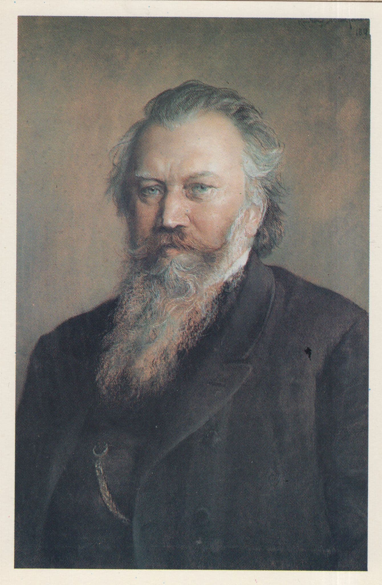 Johannes Brahms Classical Composer Rare Paris French Postcard