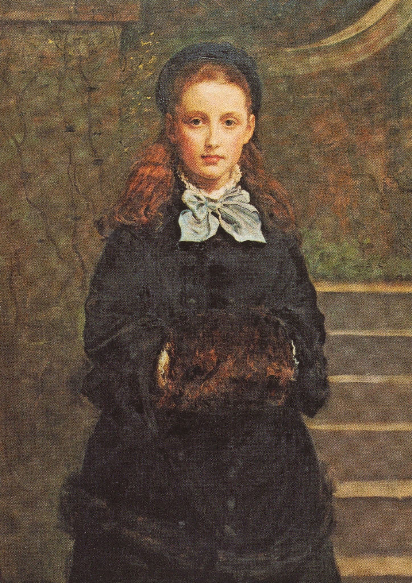 John Millais Picture Of Health His Daughter Alice Painting Postcard