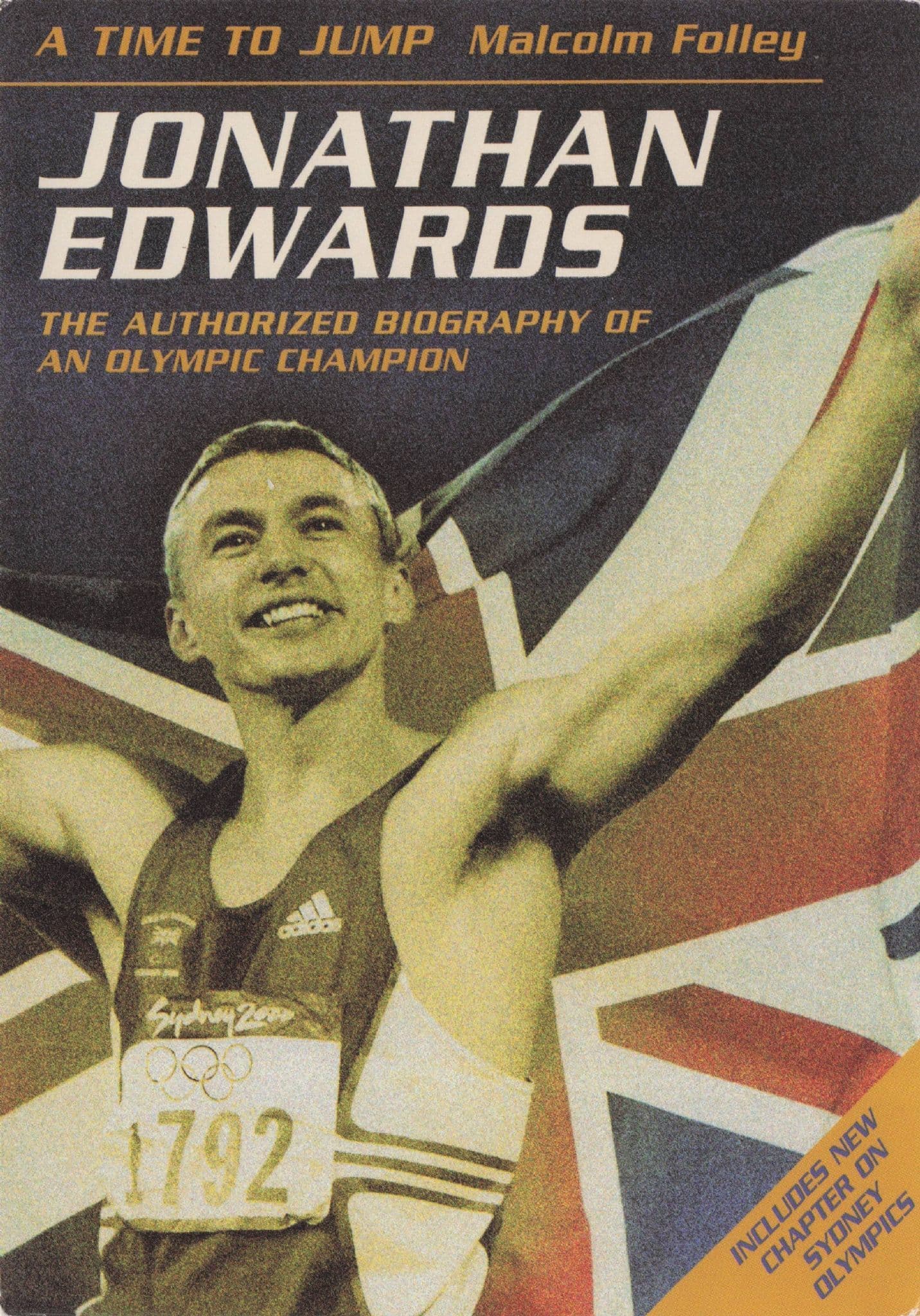 Jonathan Edwards High Jump Olympic Champion Book Launch Postcard