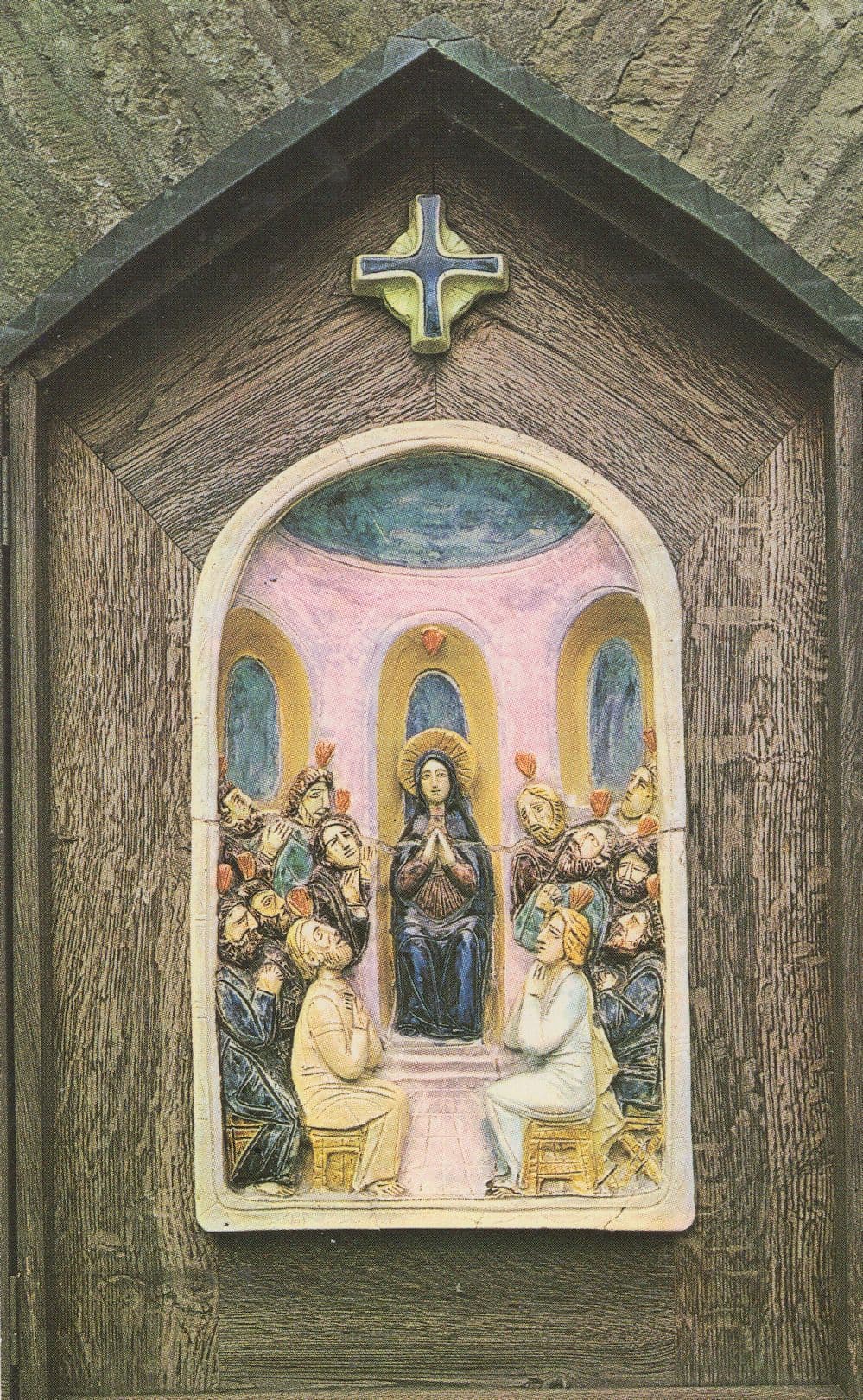 3rd Glorious Mystery Descent Of The Apostles Christian Kent Postcard