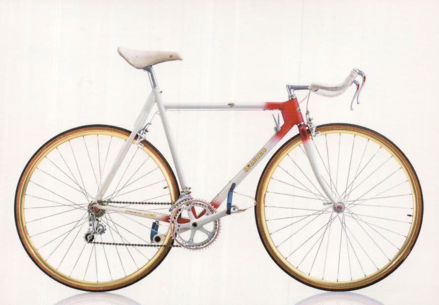 3Rensho Super Record Export Japan Japanese Jitensha Bicycle Postcard