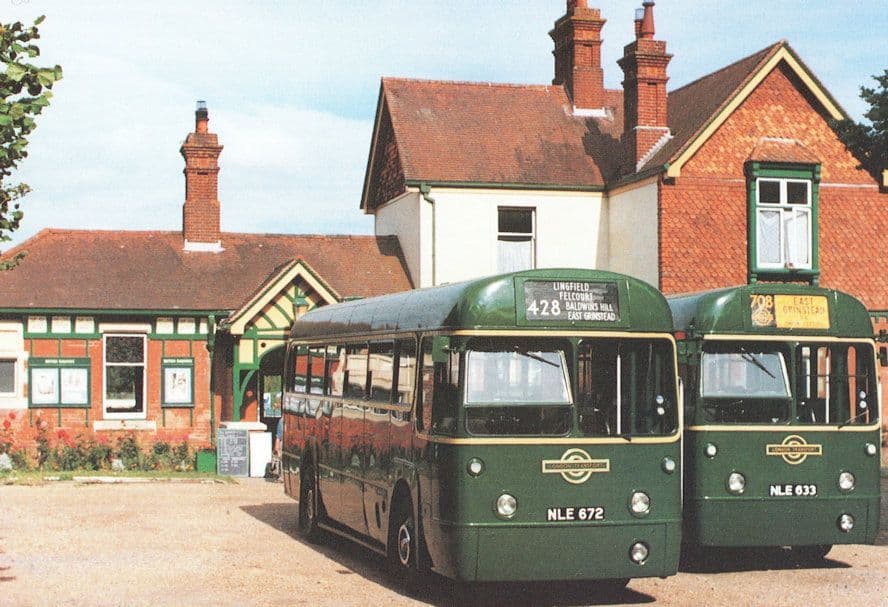 428 Bus to Lingfield Felcourt East Grinstead Baldwins Hill Postcard