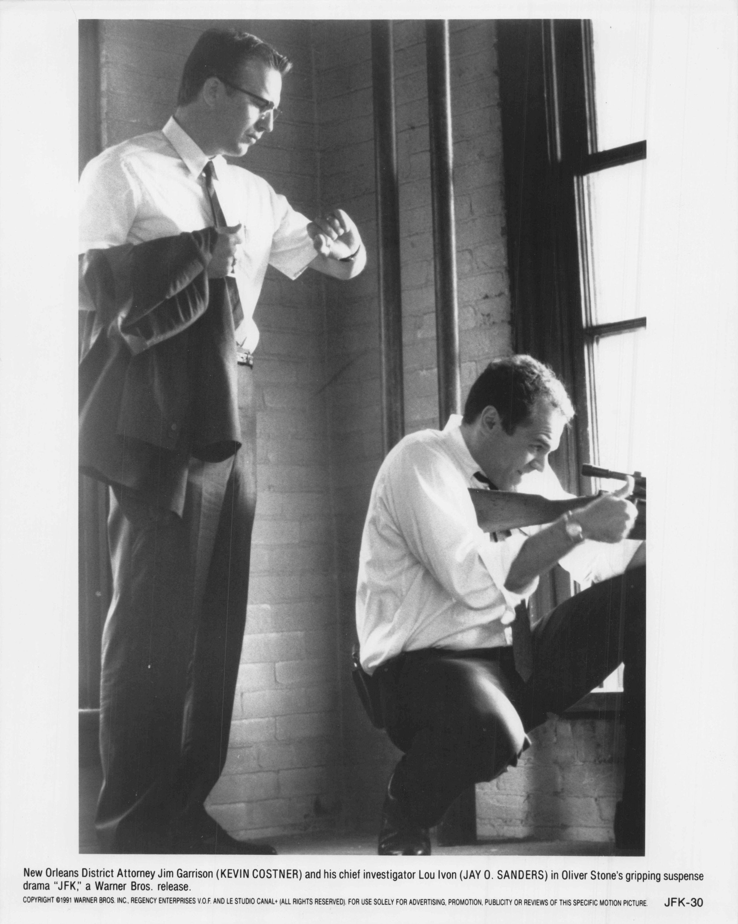 Oliver Stone 's JFK Original 1991 Media Publicity Film Still Press Photo