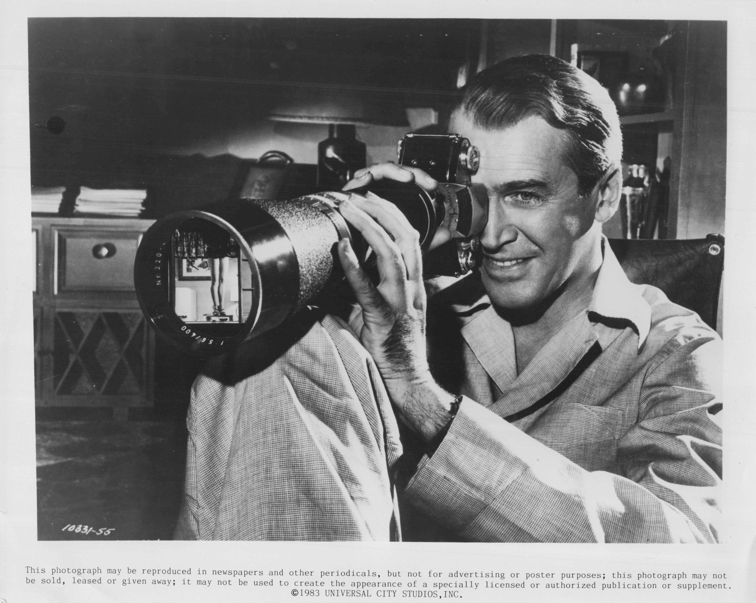 Alfred Hitchcock's Rear Window Rare Large 1983 Universal Films Press Still Photo