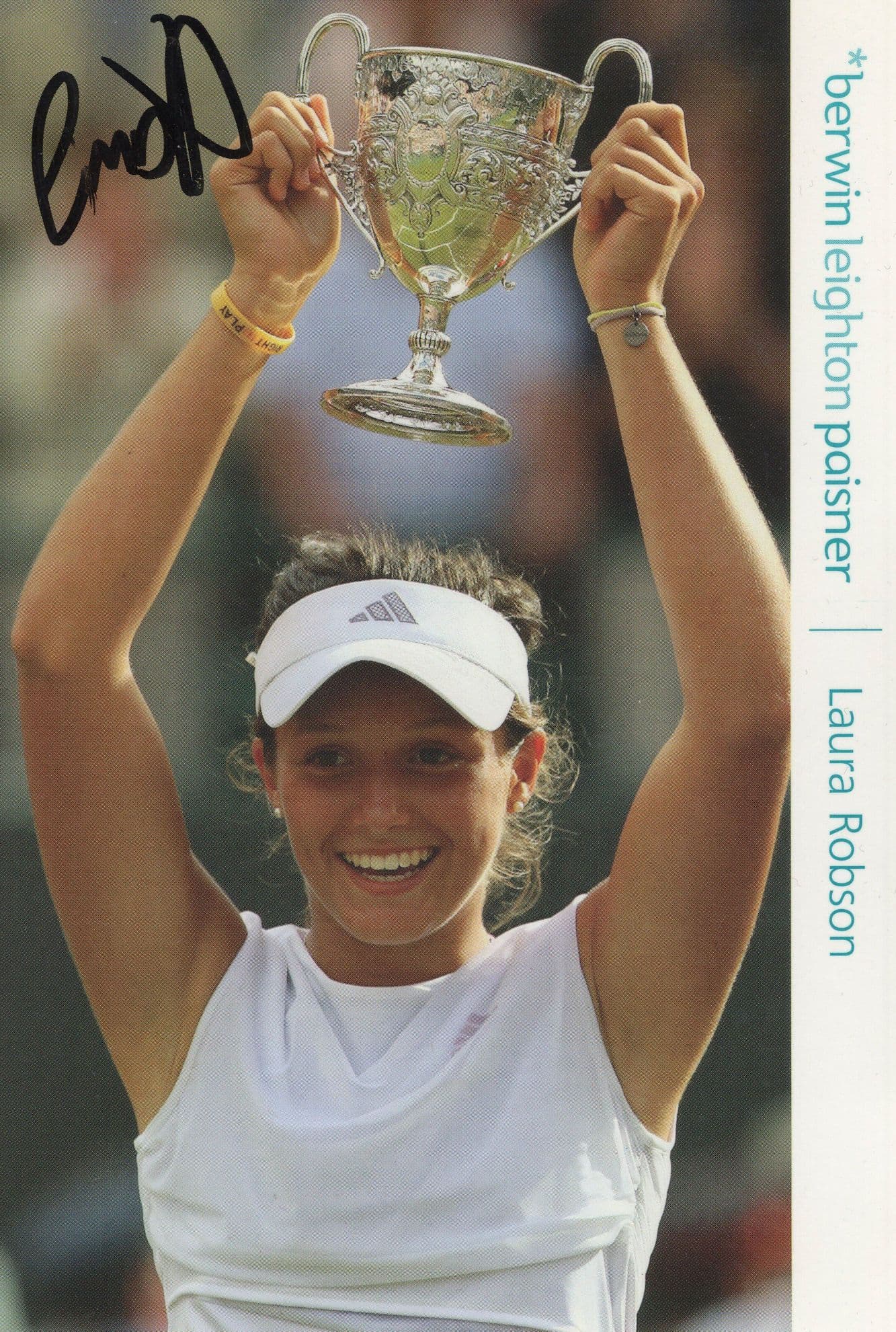 Laura Robson British Wimbledon Tennis Hand Signed Photo