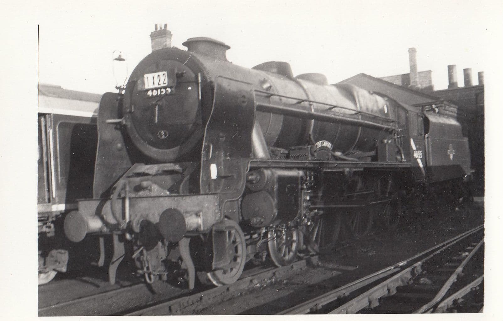 46155 Train At Cricklewood Station in 1964 Vintage Railway Photo
