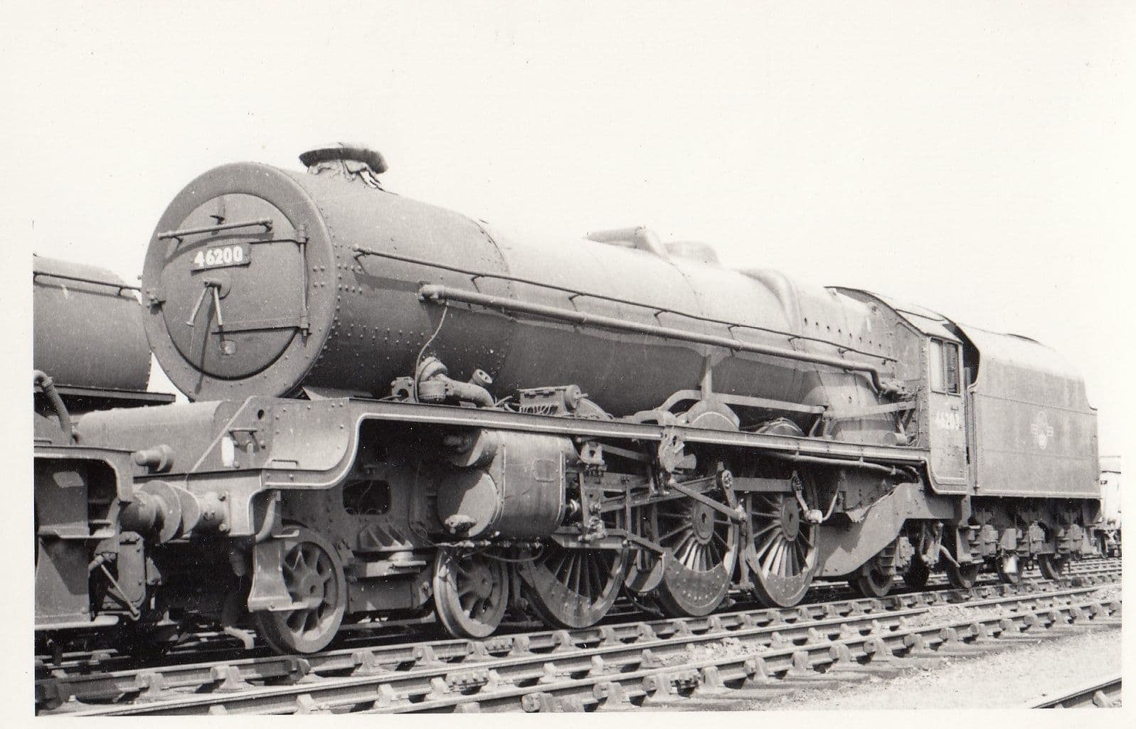 46200 Train At Unidentified Station in 1961 Vintage Railway Photo
