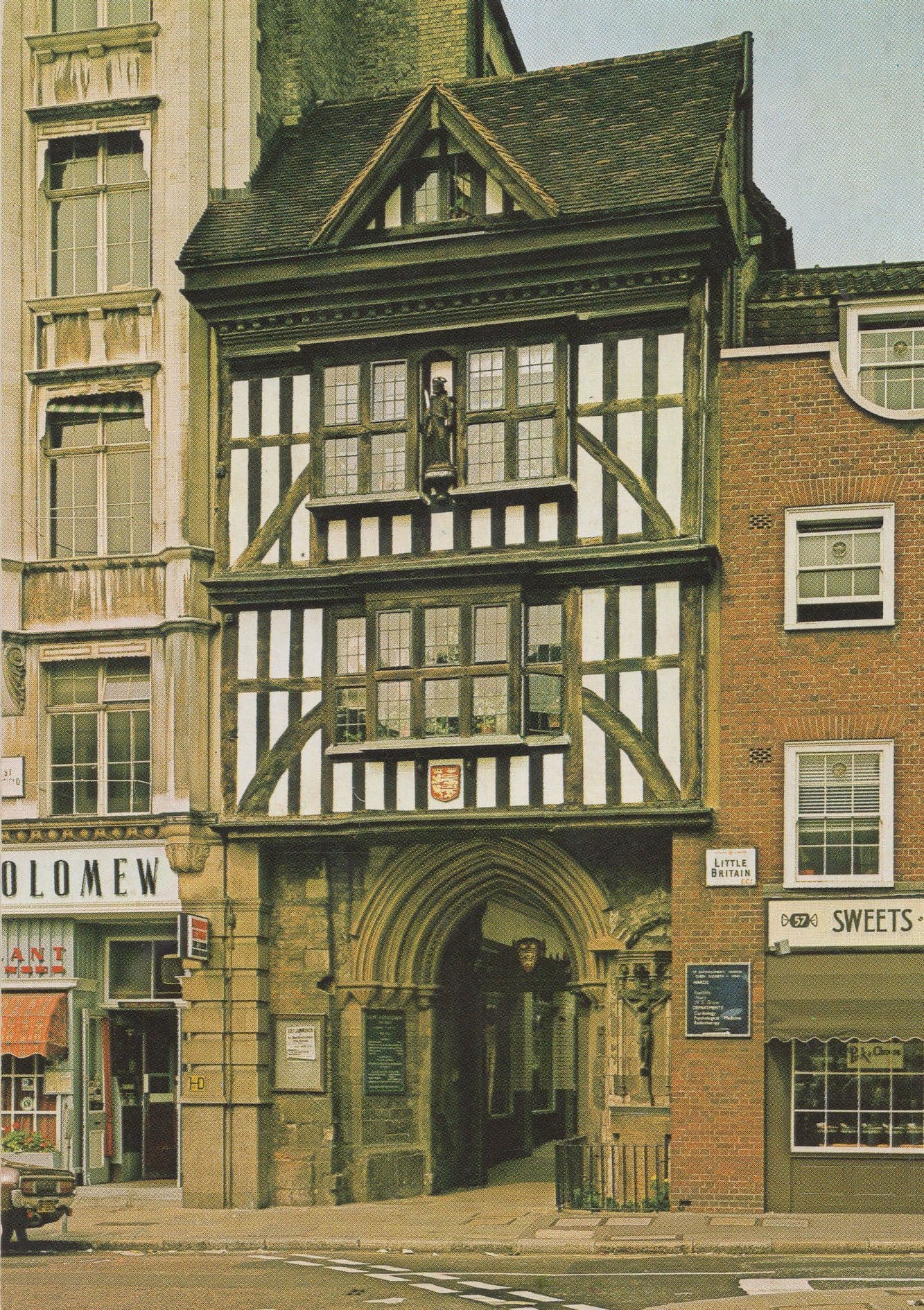 Little Britain Sweets Ice Cream Shop London Postcard