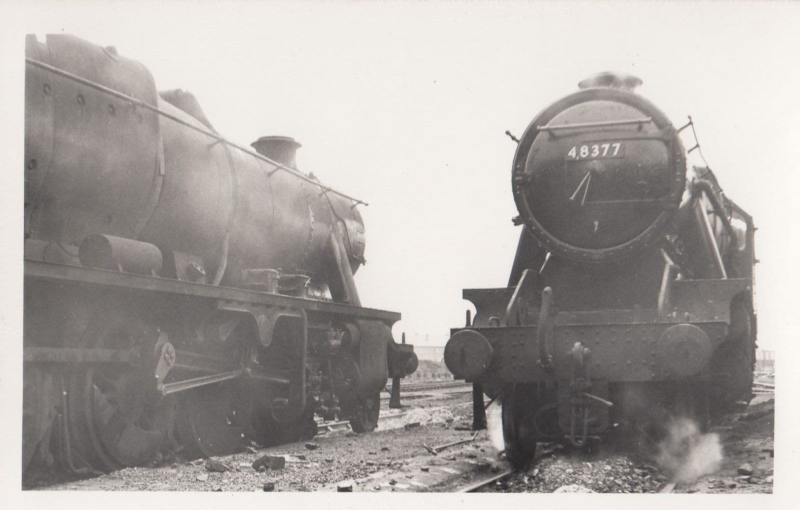 48377 Train At Heaton Mersey Station in 1967 Vintage Railway Photo