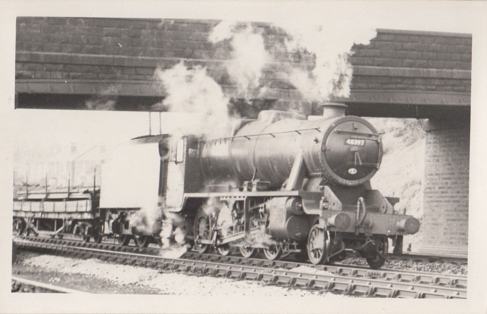 48397 Train At Kilnhurst Station in 1959 Vintage Railway Photo