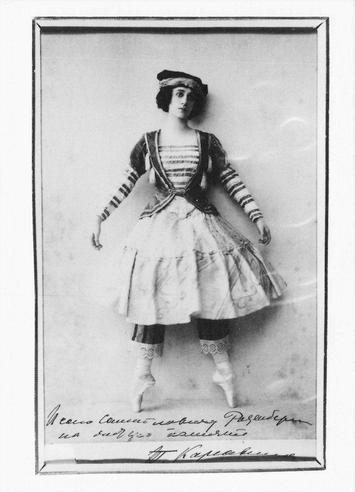 Tamara Karsavina In L'Oiseau De Feu Russian Ballet RPC Postcard