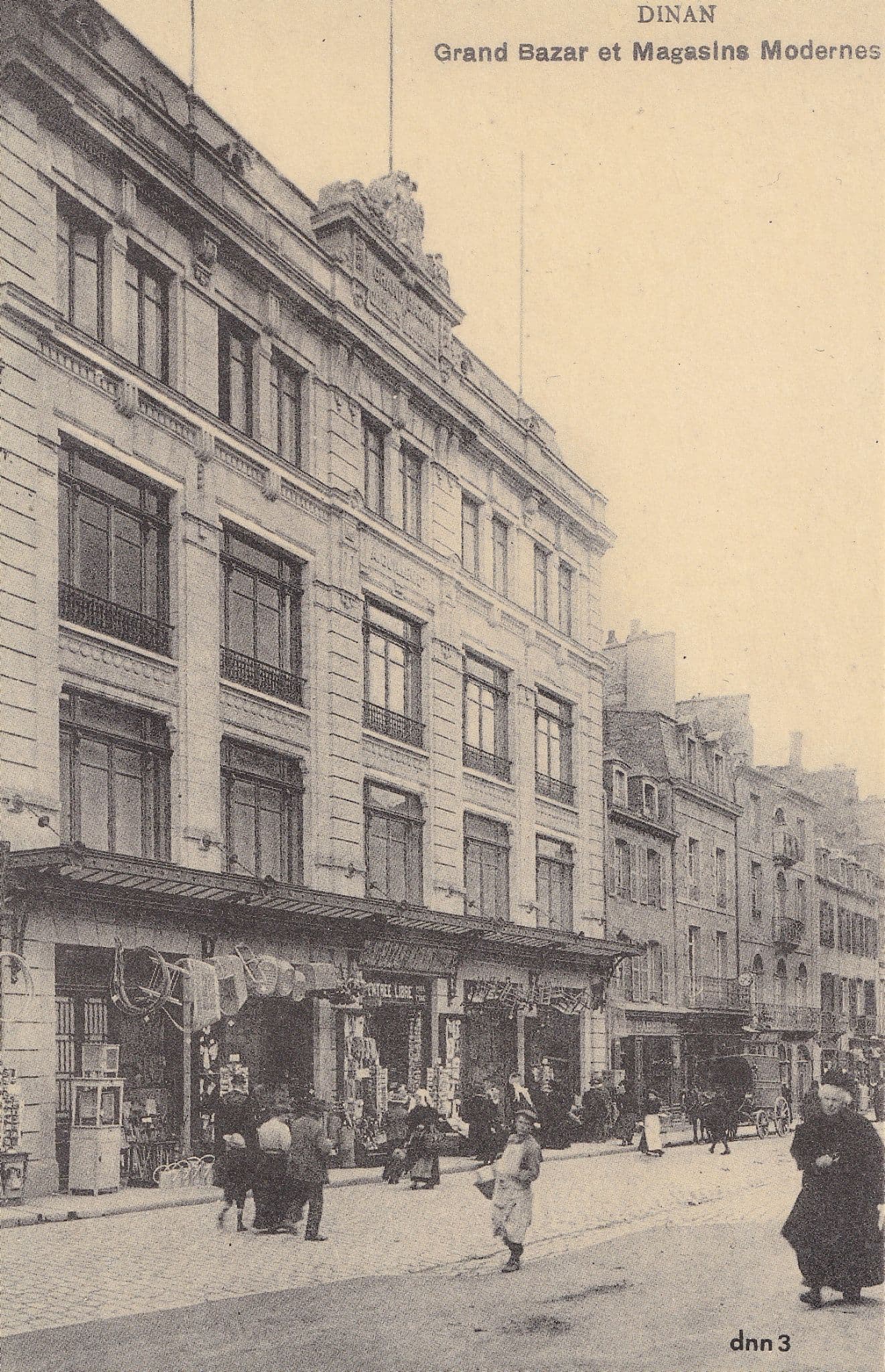 Dinan Grand Bazar Et Magasins Modernes French Postcard