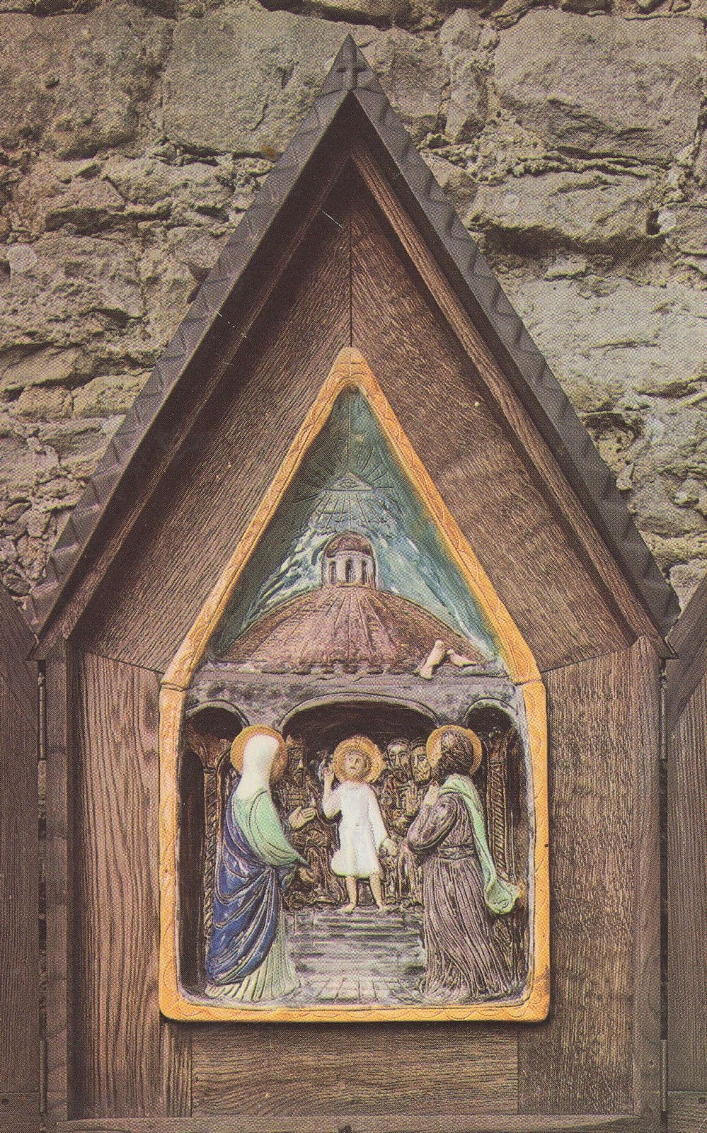 5th Joyful Mystery Finding Jesus In The Temple Kent Postcard