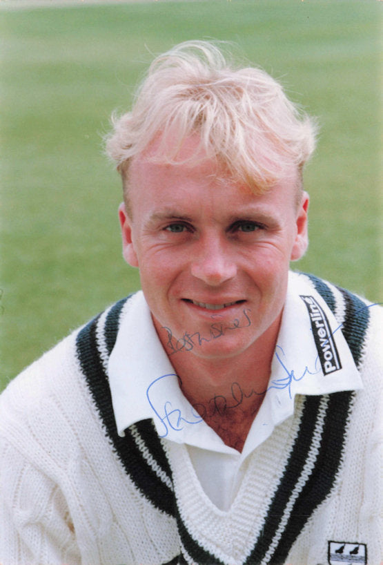 Stuart Lampitt Worcestershire Cricket Hand Signed Photo