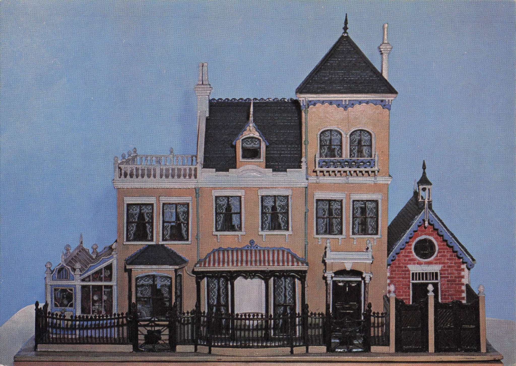 Model Villa Thomas Rishey Victorian Gift London Museum Postcard