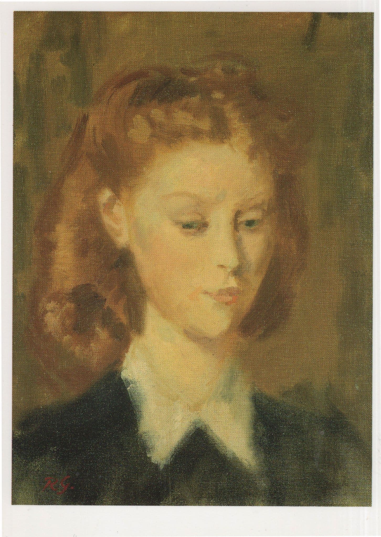 Moira Shearer Peeping Tales Of Hoffman Art Gallery Rare Painting Postcard