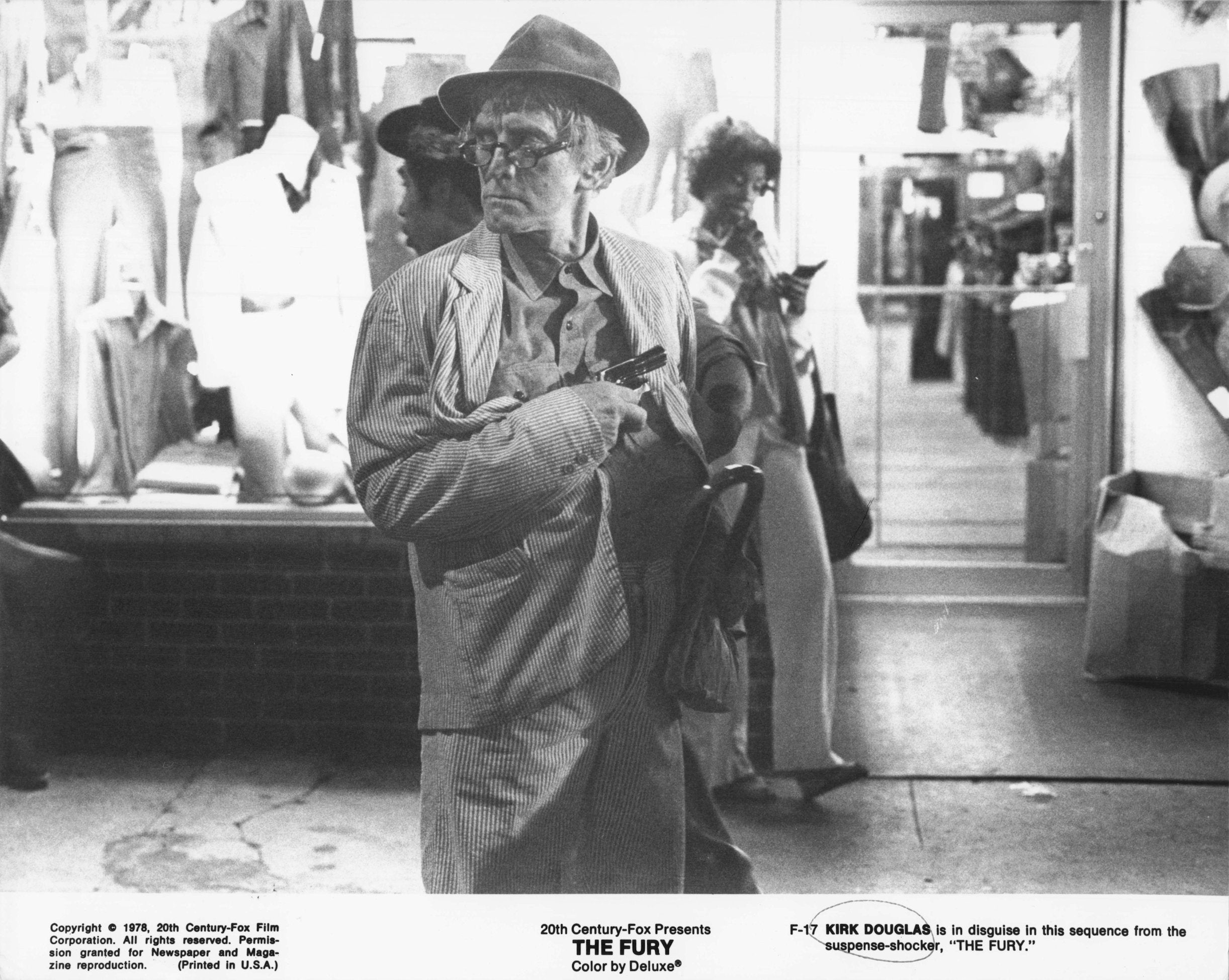 Kirk Douglas Brian De Palma's The Fury Film Vintage 10x8 Press Media Horror Photo