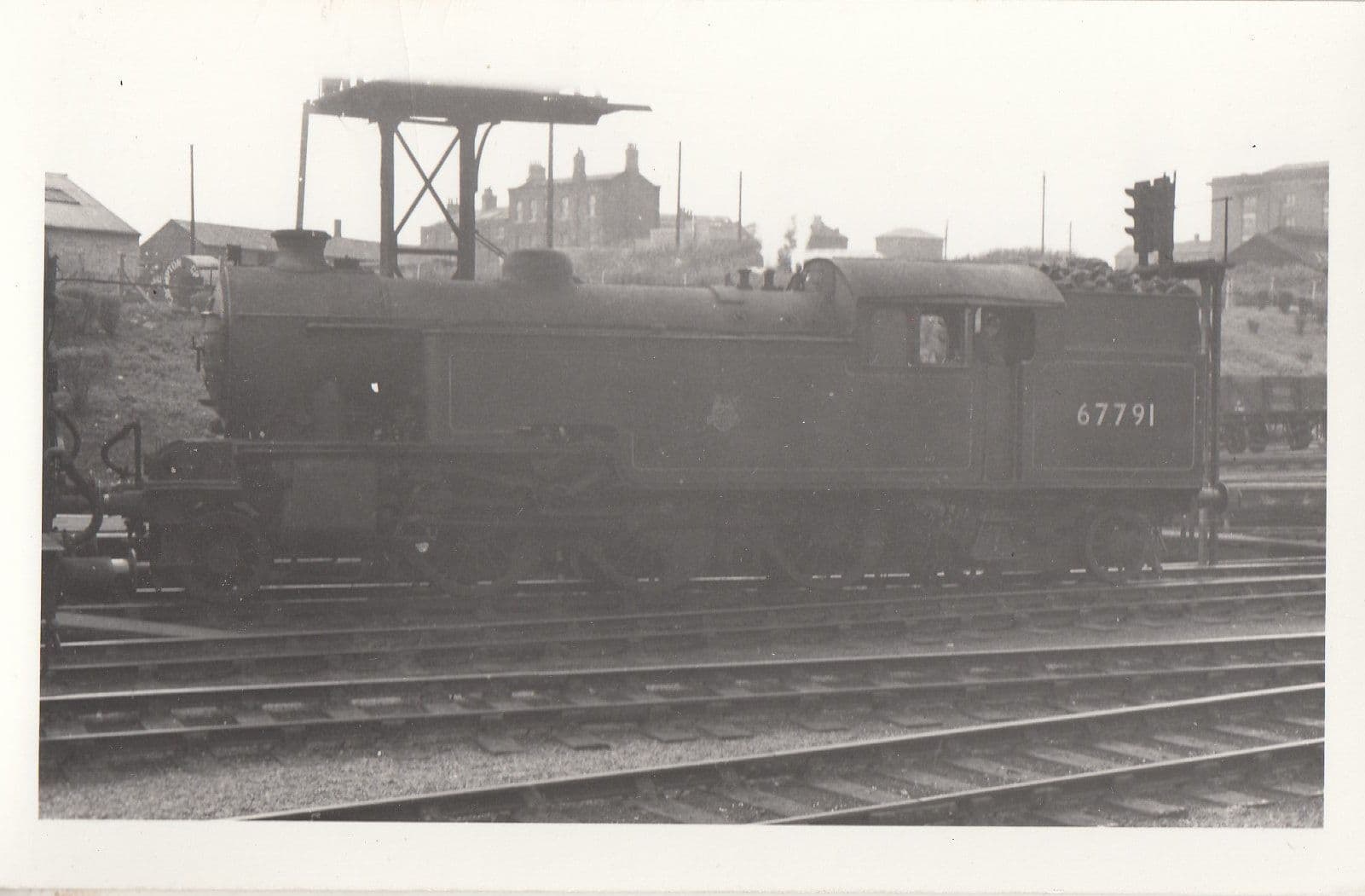67791 Train At Kings Cross Station in 1953 Vintage Railway Photo