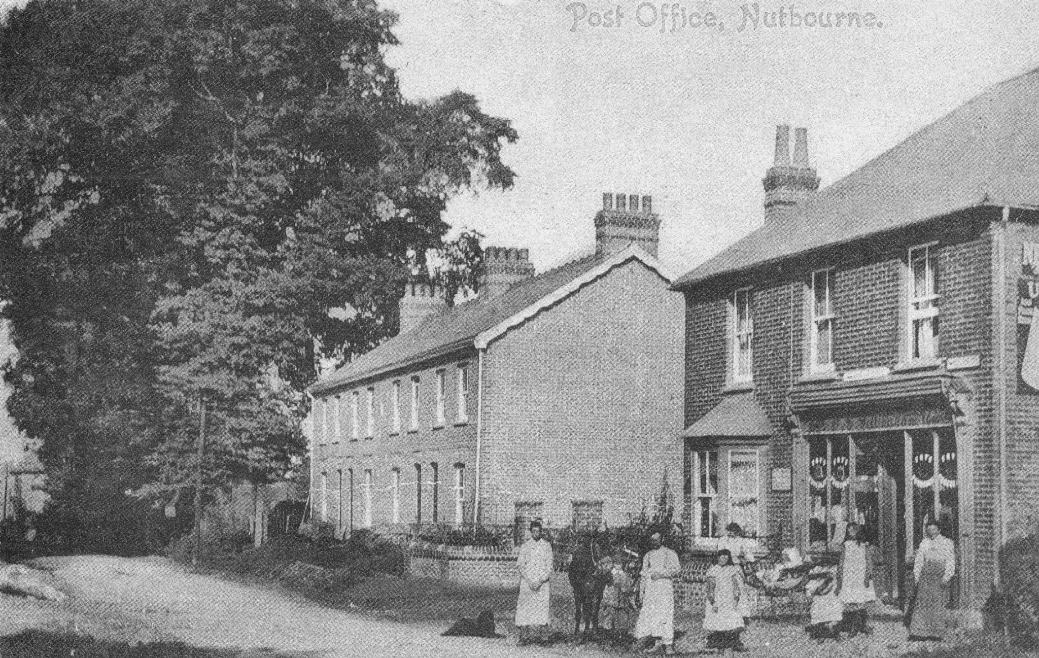Nutbourne Village Post Office Sussex Postcard