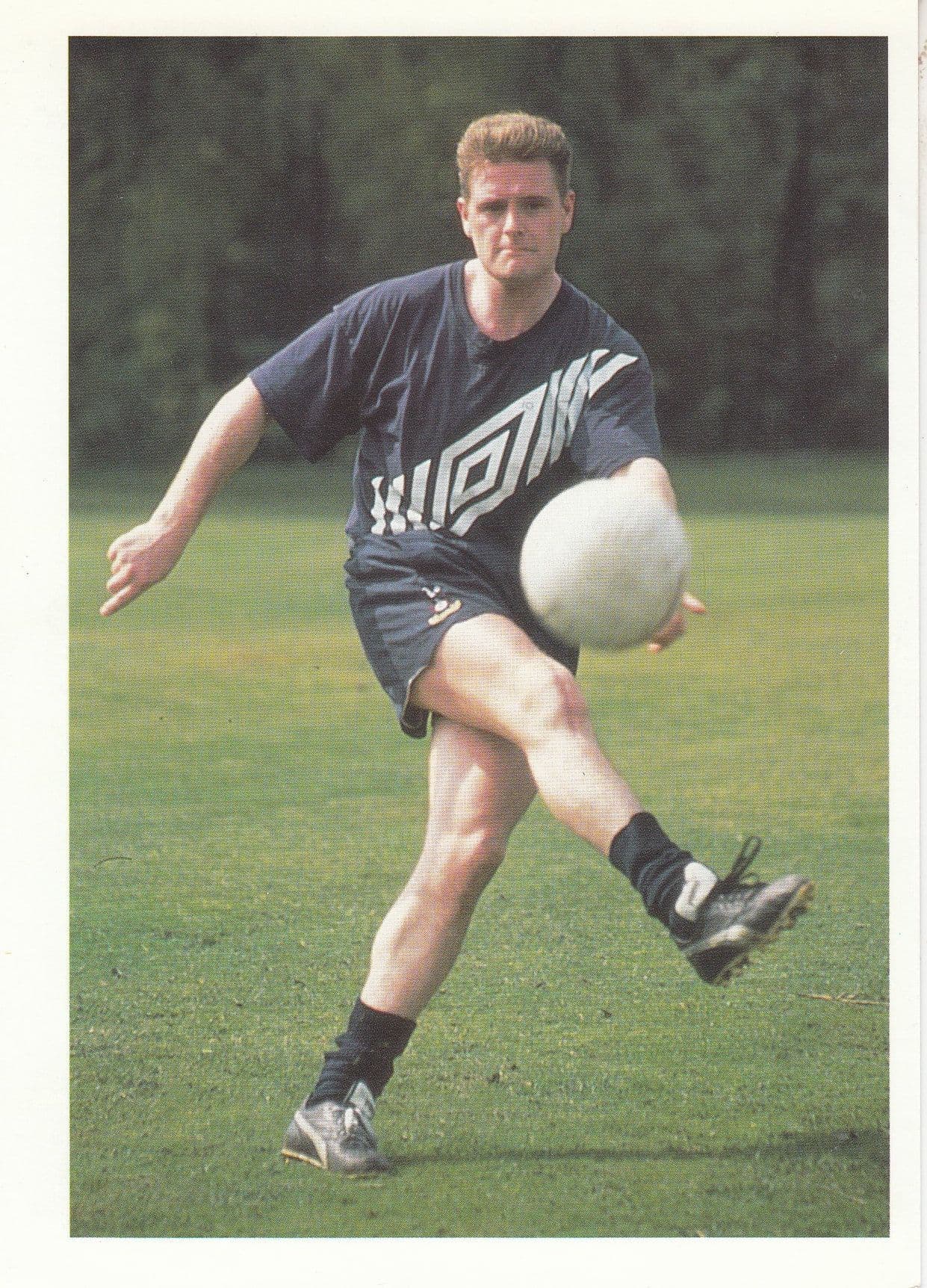 Paul Gascoigne English International World Cup Postcard